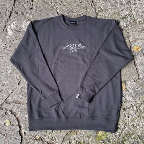 Selection of life. Limted Logo Crew Sweat BLACK
