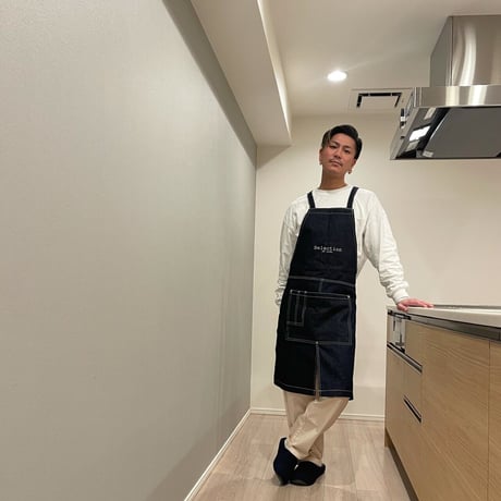 Selection of life. Brand LOGO Apron INDIGO