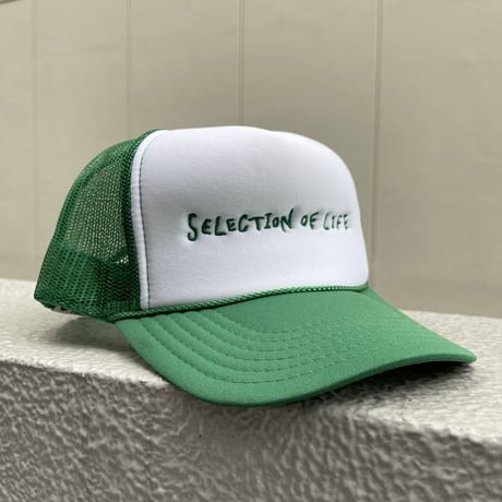 Selection of life. 2nd Brand LOGO Mesh Cap GREEN