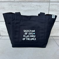 Selection of life. S♡L canvas tote M