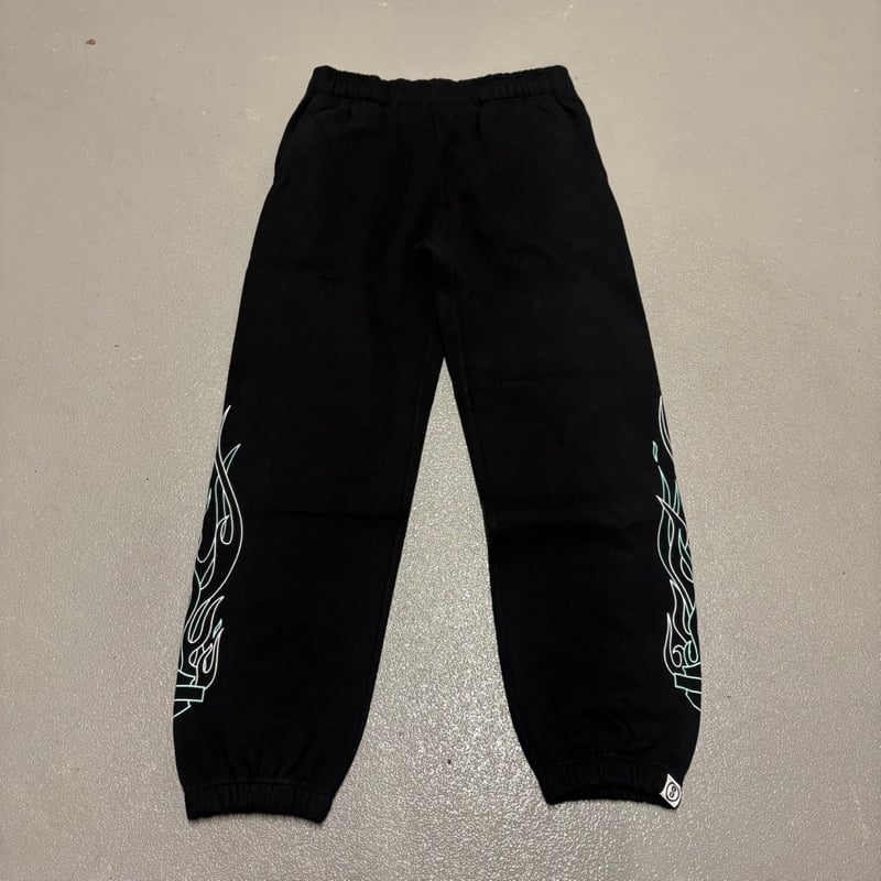 Selection of life. FIRE PATTERN Pants BLACK×TUR