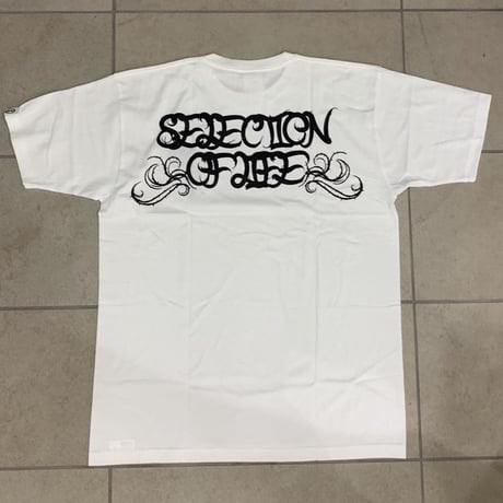 Selection of life. S LOGO ROSE Tee White