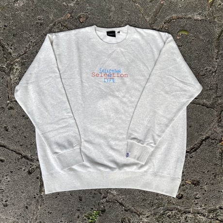 Selection of life. Limted Logo Crew Sweat OATMEAL