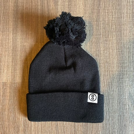 Selection of life. OVAL LOGO Bonbon Beanie BLACK×WHITE