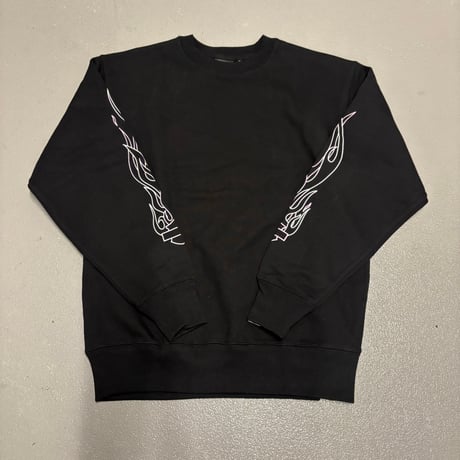 Selection of life. FIRE PATTERN Crew BLACK×PINK