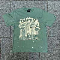 Selection of life. Self Touch-up City Graffic Tee GREEN