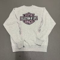 Selection of life. FIRE PATTERN Crew ASH×PINK