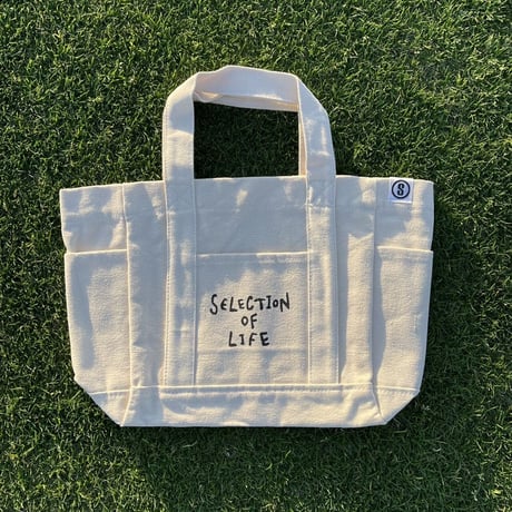 Selection of life. 2nd Brand LOGO canvas tote NATURAL