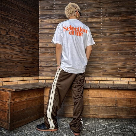 Selection of life. overlap LOGO Tee  WHITE