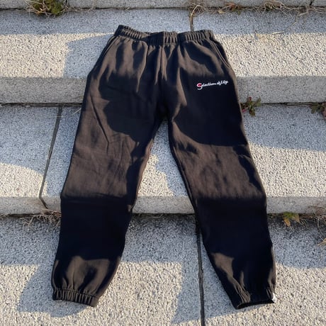 Selection of life. TRICO LOGO Pants BLACK
