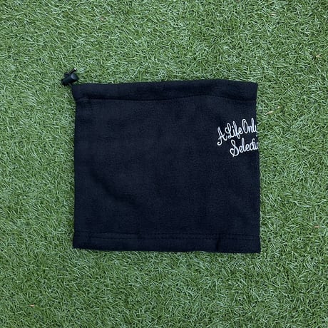 Selection of life. Cursive Embroidery LOGO 2way Neck Warmer
