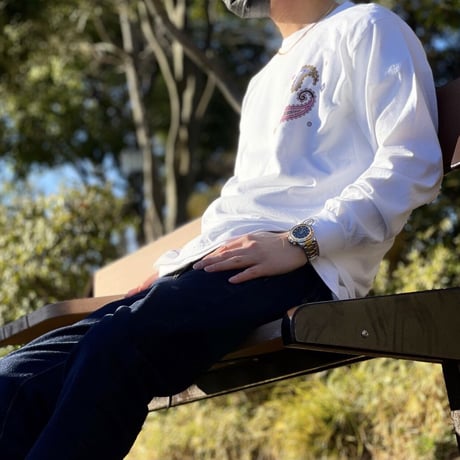 Selection of life. Paisley S LOGO Tee WHITE
