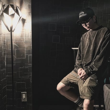 Selection of life. backward LOGO Cap WHITE