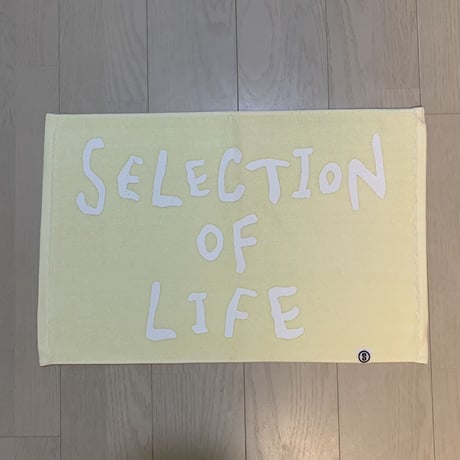 Selection of life. 2nd Brand LOGO Bath Mat CREAM