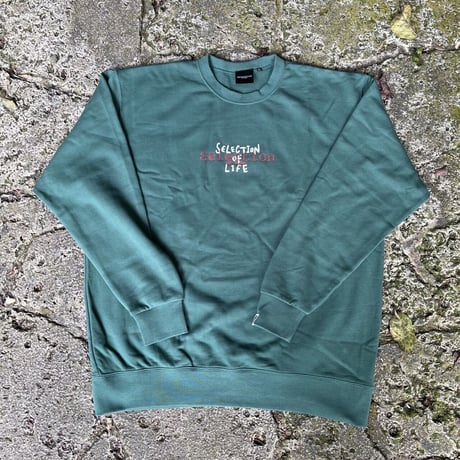 Selection of life. Limted Logo Crew Sweat GREEN