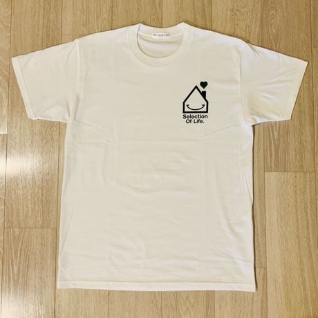 Selection of life. OUCHI LOGO Tee White