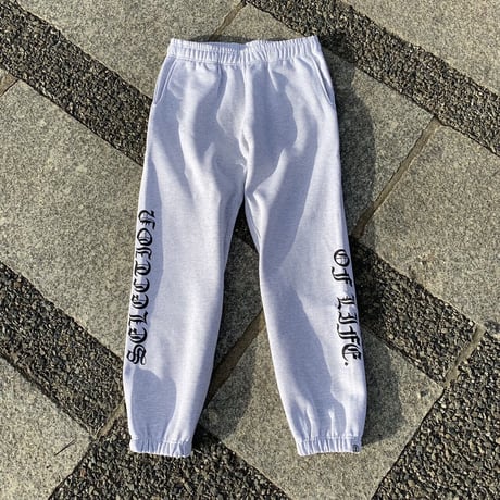 Selection of life. OLD ENGLISH Brand LOGO Pants ASH