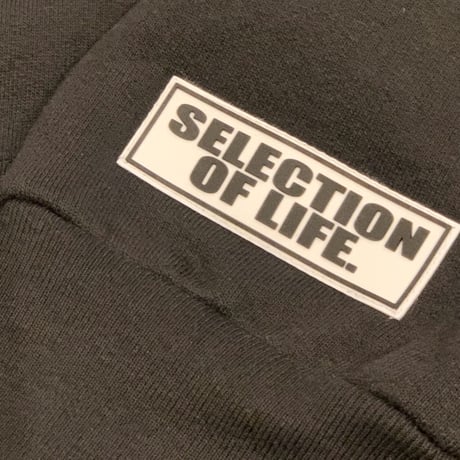 Selection of life. × LOS ANGELES APPAREL Hoodie Black