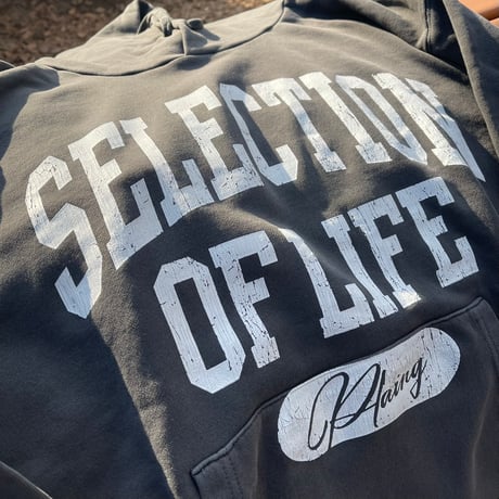 Selection of life. College LOGO Hoodie NATURAL