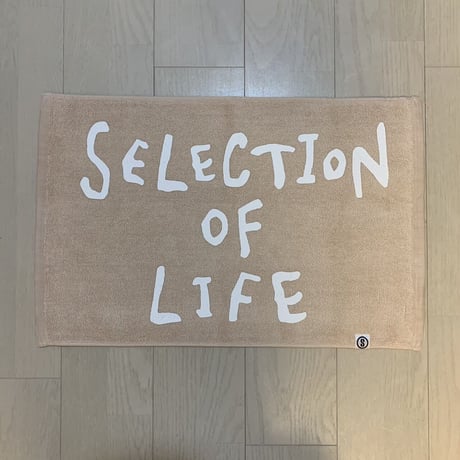 Selection of life. 2nd Brand LOGO Bath Mat LIGHTBROWN