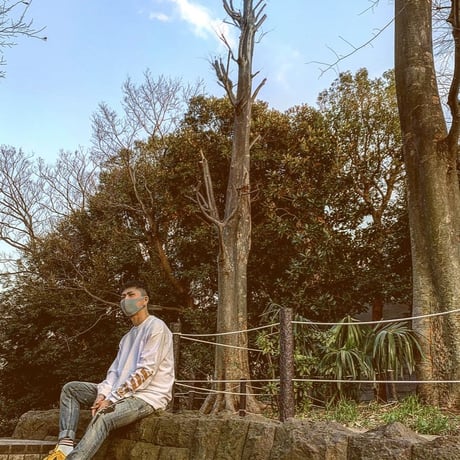 Selection of life. × LOS ANGELES APPAREL L/S Tee White