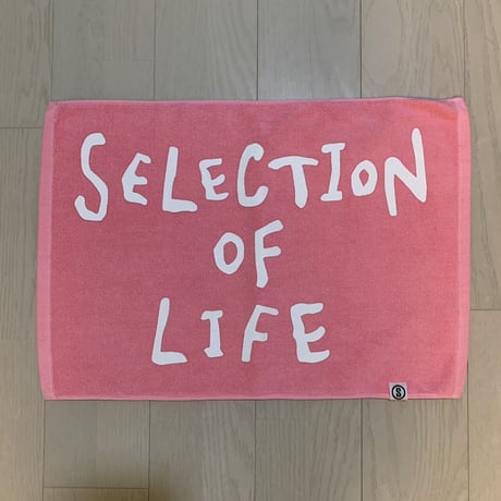 Selection of life. 2nd Brand LOGO Bath Mat LIGHTPINK