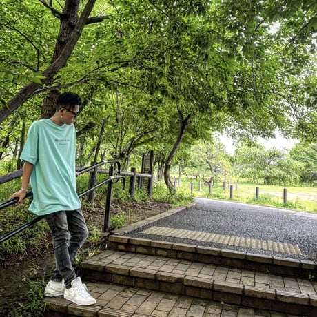 Selection of life.Turqoise Blue Tagline Tee TURQOISE BLUE