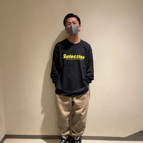 Selection of life. Diagonal LOGO Tee BLACK