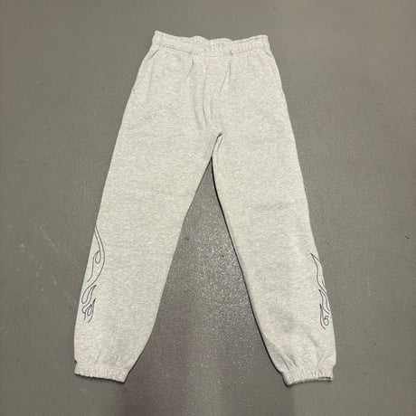 Selection of life. FIRE PATTERN Pants ASH×TURQUOISE