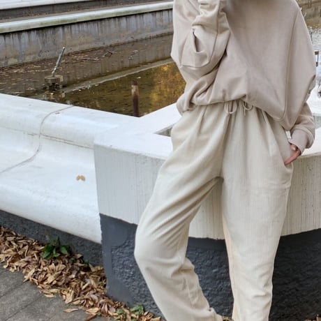 Selection of life. Corduroy Pants LIGHT BEIGE