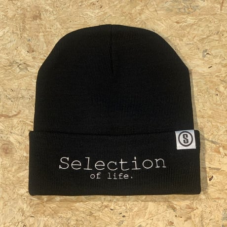 Selection of life. Brand LOGO Beanie BLACK
