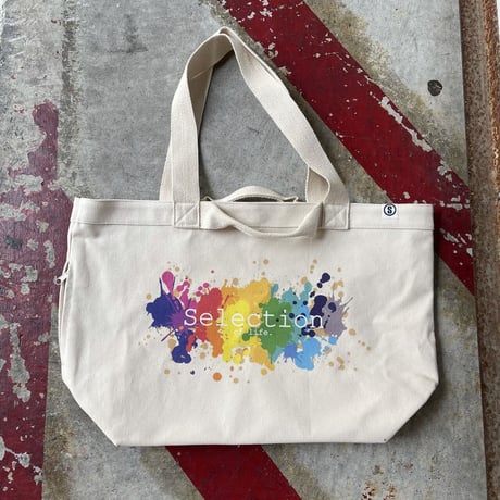 Selection of life. LIMTED LOGO 2way Tote Bag IVORY