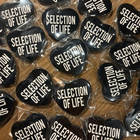 Selection of life. Heart LOGO Tote bag NATURAL