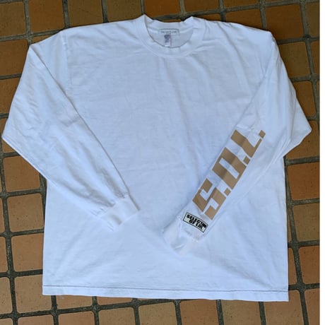 Selection of life. × LOS ANGELES APPAREL L/S Tee White