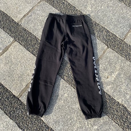 Selection of life. OLD ENGLISH Brand LOGO Pants BLACK