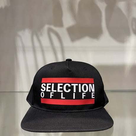 Selection of life. Bold Line LOGO Cap BLACK