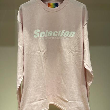 Selection of life. Diagonal Logo Tee PINK