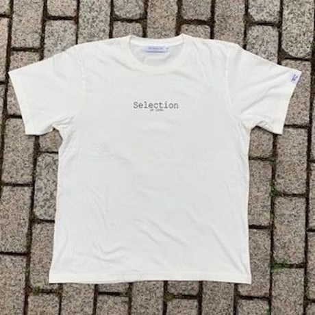 Selection of life.  Brand LOGO Tee White