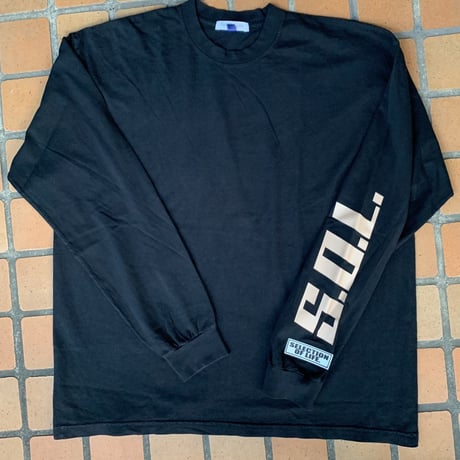Selection of life. × LOS ANGELES APPAREL L/S Tee Black