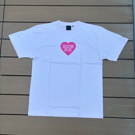 Selection of life. Heart LOGO TEE PINK