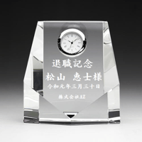 クリスタル時計(ブロック型)