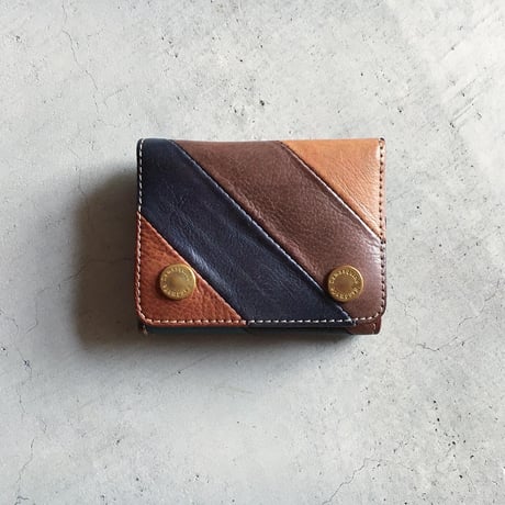 PATCHWORK MOTOR WALLET SMALL