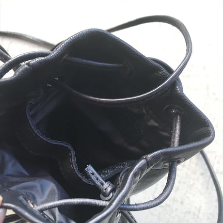 DRAW STRING BAG WATER PROOF GOAT LEATHER