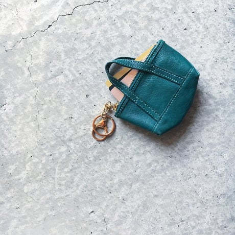 BUCKLE TOTE KEY HOLDER TURQUOISE LIMITED
