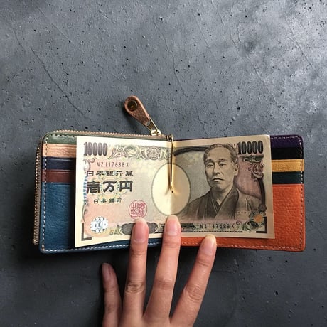 ORTEGA PATCHWORK MONEY CLIP