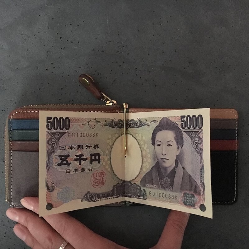 美品ダマスキーナ☆本革マネークリップ　ケース　パッチワーク PATCHWORK MONEY CLIP | Damasquina Store