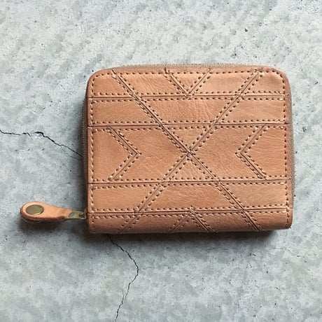 ORTEGA PATCHWORK ZIP MINI WALLET