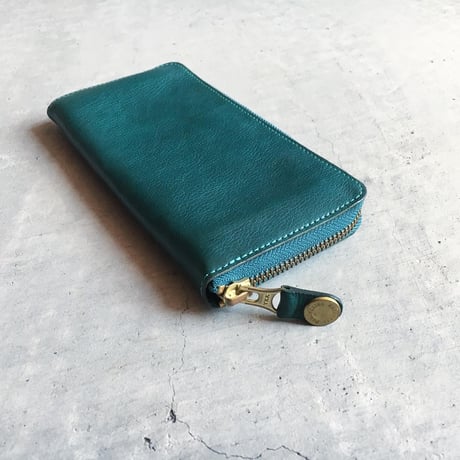 ZIP WALLET LARGE TURQUOISE LIMITED