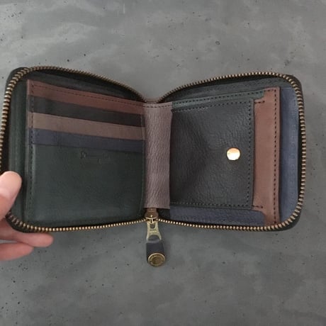 PATCHWORK ZIP WALLET SMALL