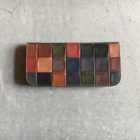 PATCHWORK MOTOR WALLET LARGE
